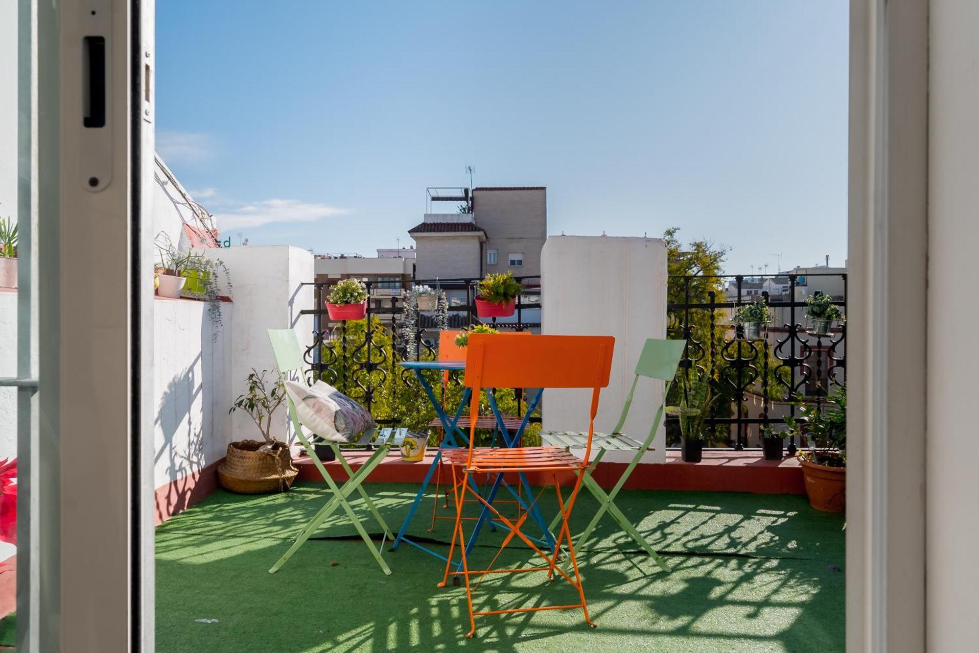 Atico Curtidores Sevilla Exterior foto